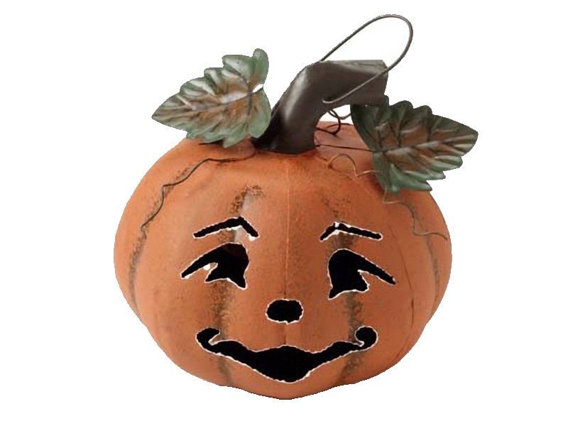 Metal Pumpkin Lantern