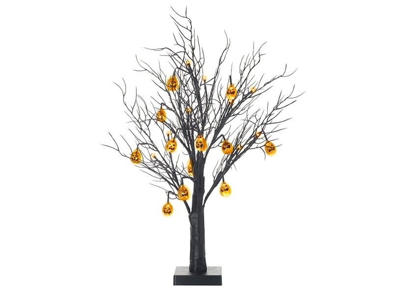 Light Up Halloween Pumpkin Tree