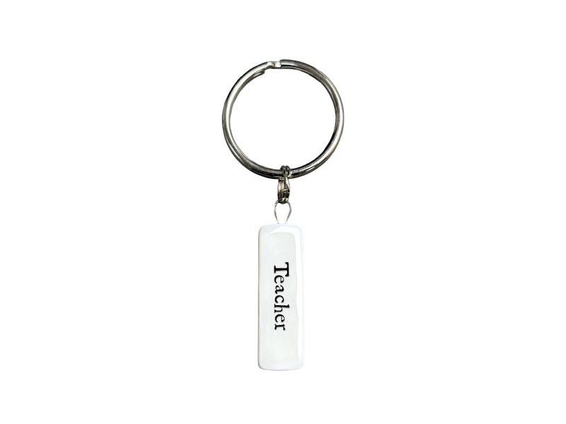 Teacher Porcelain Keyring