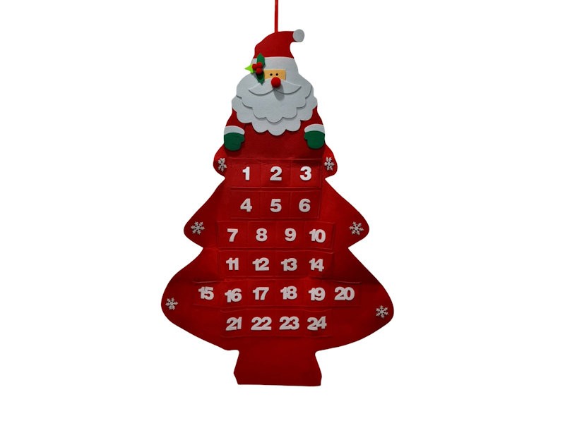 Santa Hanging Advent Calendar