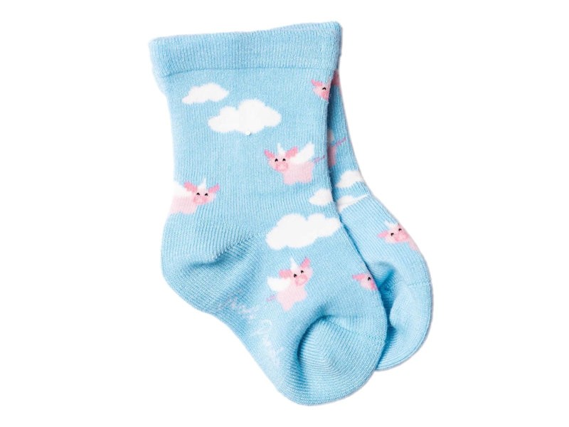 Flying Pig Bamboo Socks 4–6yrs
