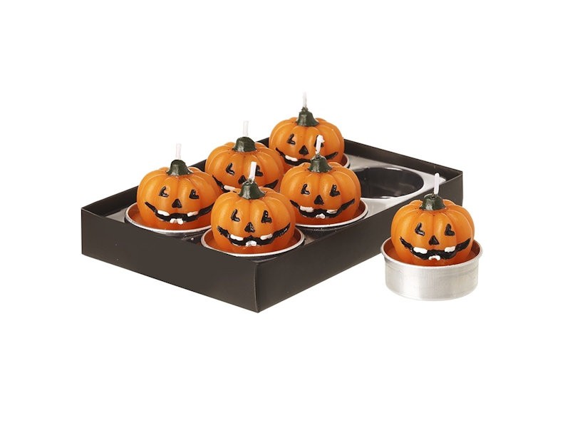 Halloween Pumpkin Tealight Candles