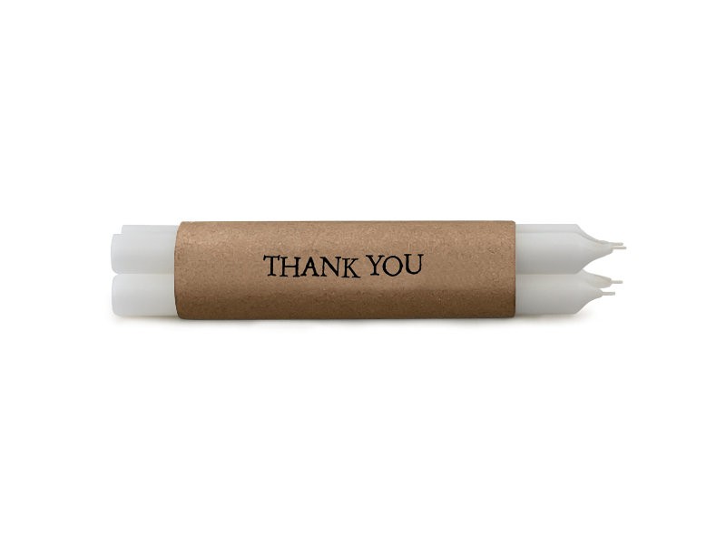 Thank You Candle Gift Set – Pack of Four
