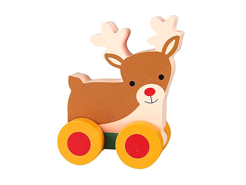 Rudolph Wooden Push Toy