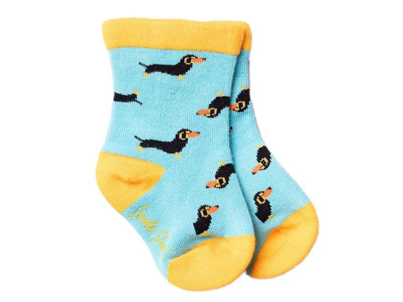Sausage Dog Bamboo Socks 4–6yrs