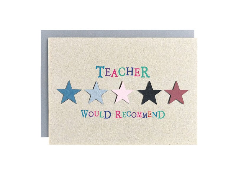 Teacher Would Recommend Card – Five Star Rating