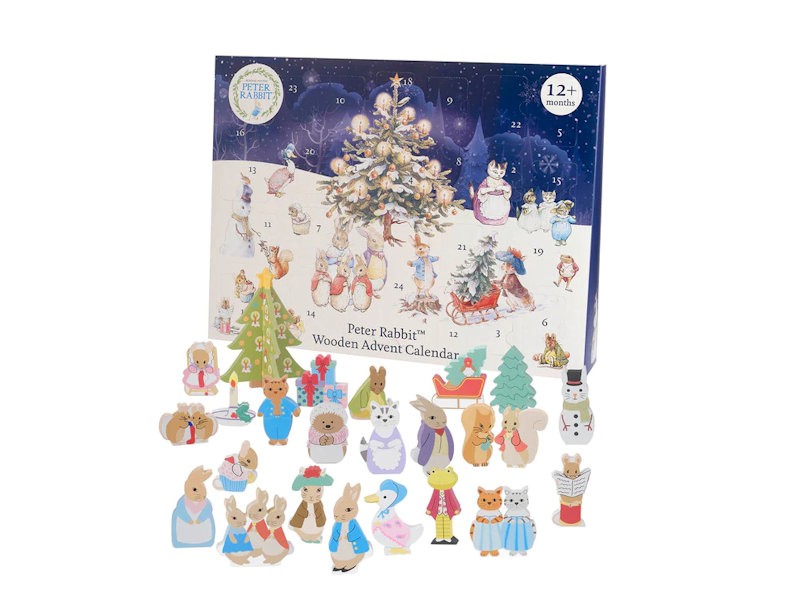 Peter Rabbit Wooden Advent Calendar