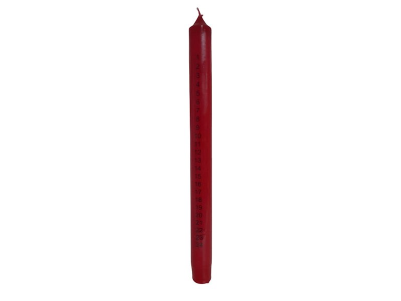 Red Advent Candle