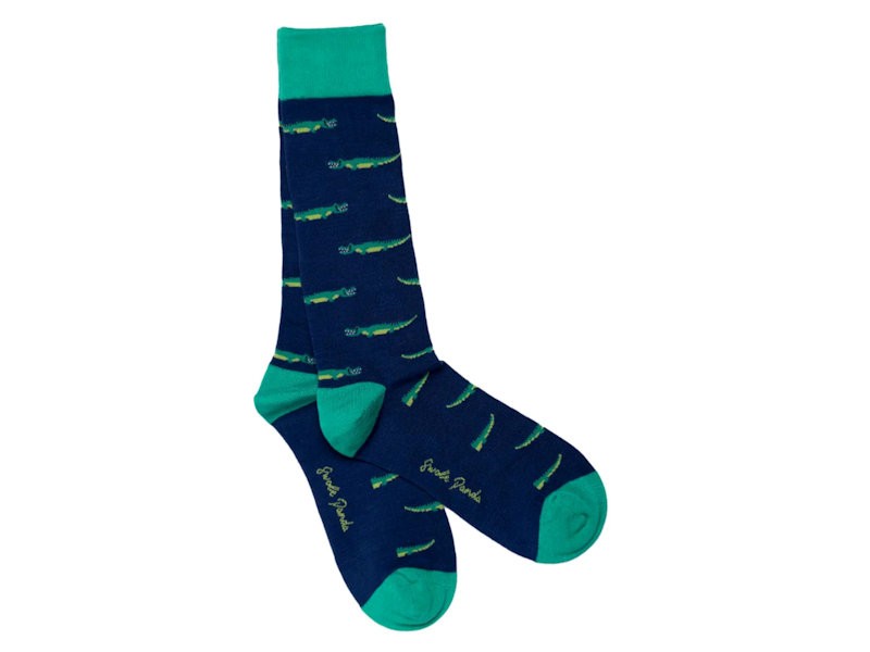 Crocodile Bamboo Socks 7–11