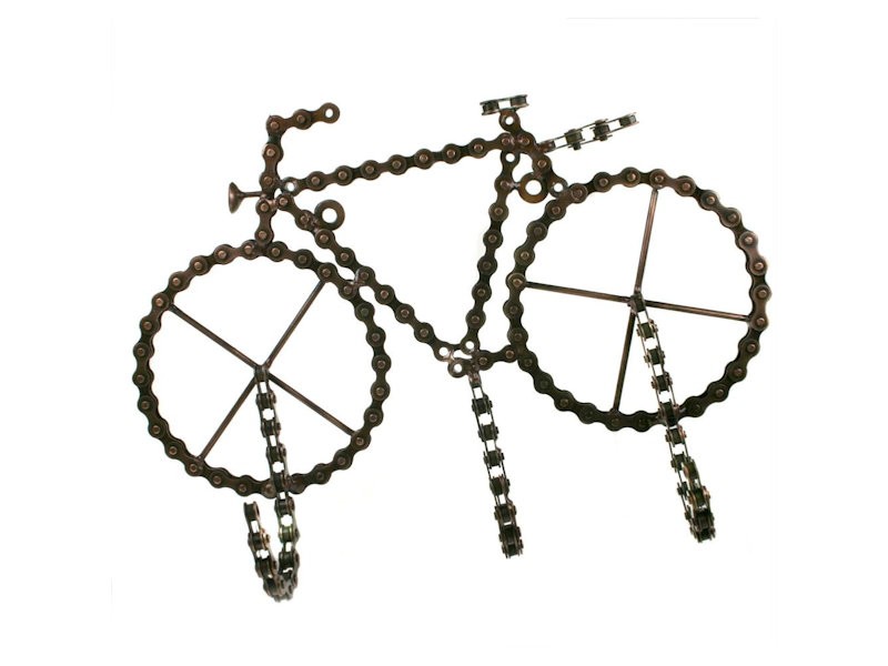 Bicycle Chain Triple Coat Hook