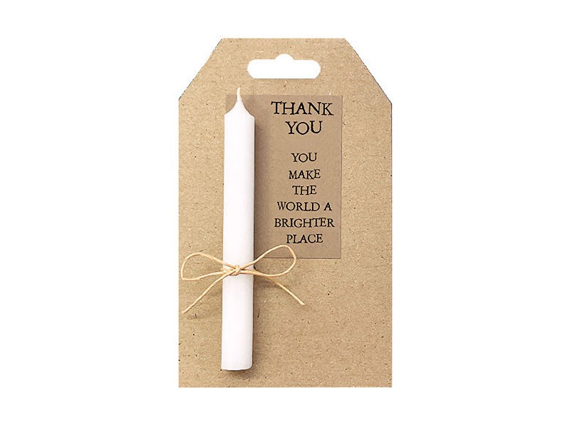 Thank You Candle Card – You Make the World a Brighter Place