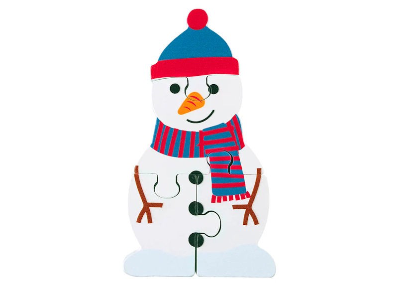 Snowman Wooden Puzzle