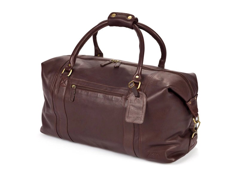 Brown Leather Holdall