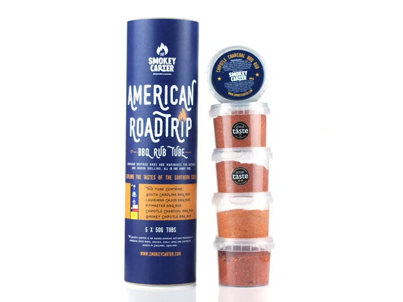 The Smokey Carter American Roadtrip BBQ Rub Tube