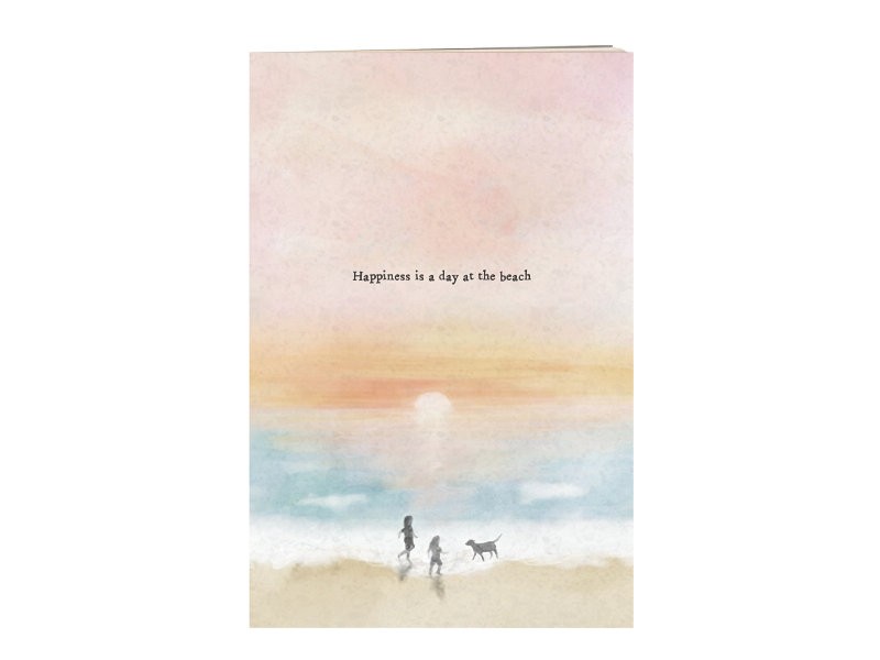Happiness is a Day at the Beach Notebook