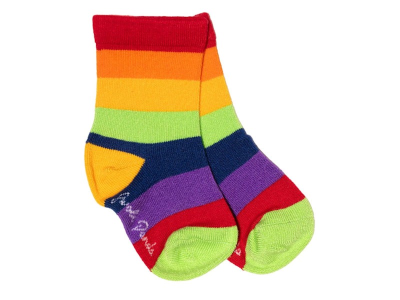 Rainbow Bamboo Socks 2–3yrs