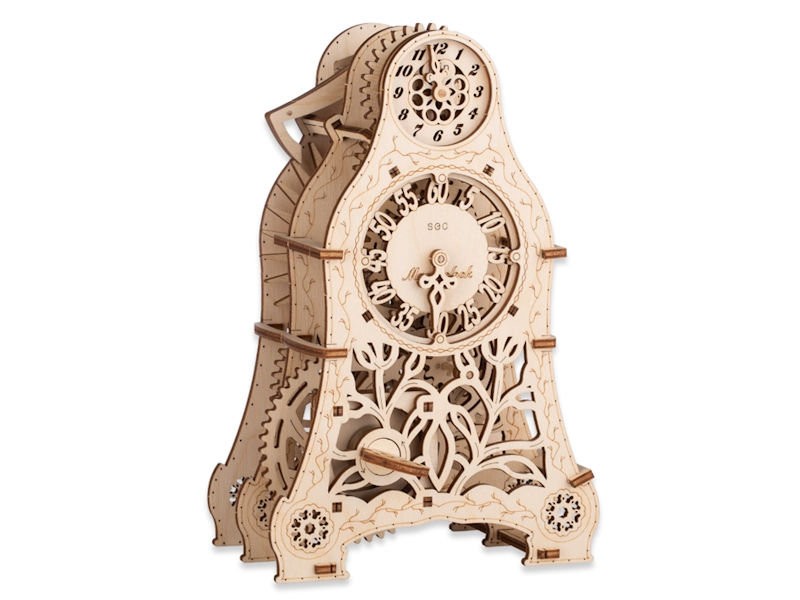 Mechanical 3D Wooden Puzzle Clock