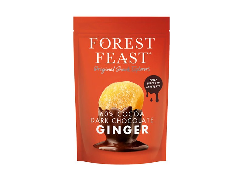 Forest Feast 60% Cocoa Dark Chocolate Ginger