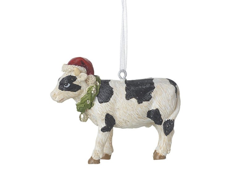 Hanging Christmas Cow Decoration