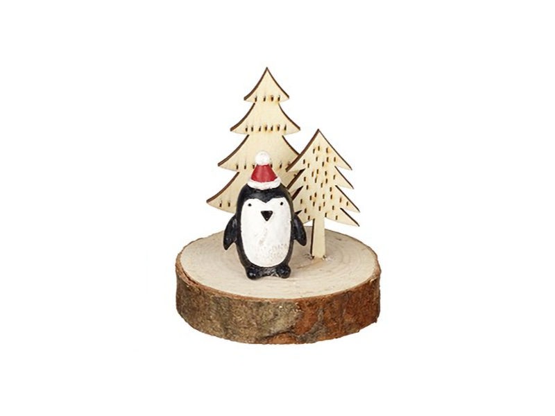Woodland Christmas Character Ornament – Penguin