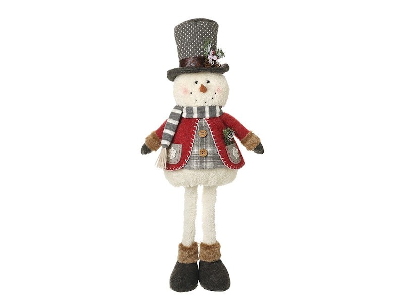 Snowman With Extending Legs And Top Hat