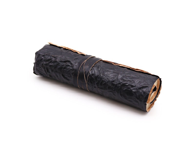 Rolled Leather Travel Journal