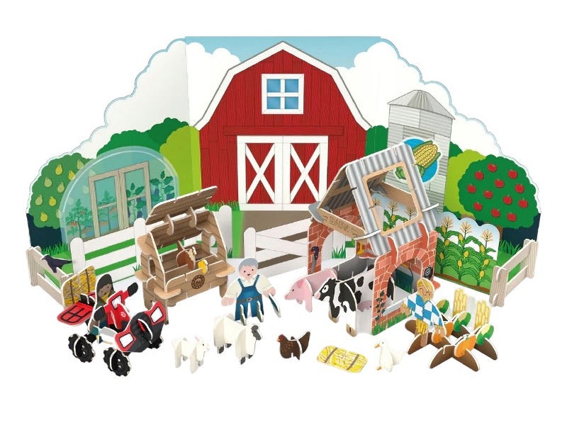 Farmyard Pop Out Playset