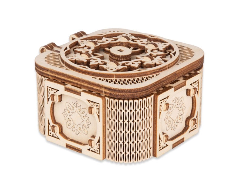 Mechanical 3D Wooden Puzzle Music Box