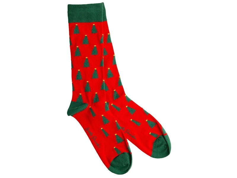 Christmas Tree Bamboo Socks 7–11