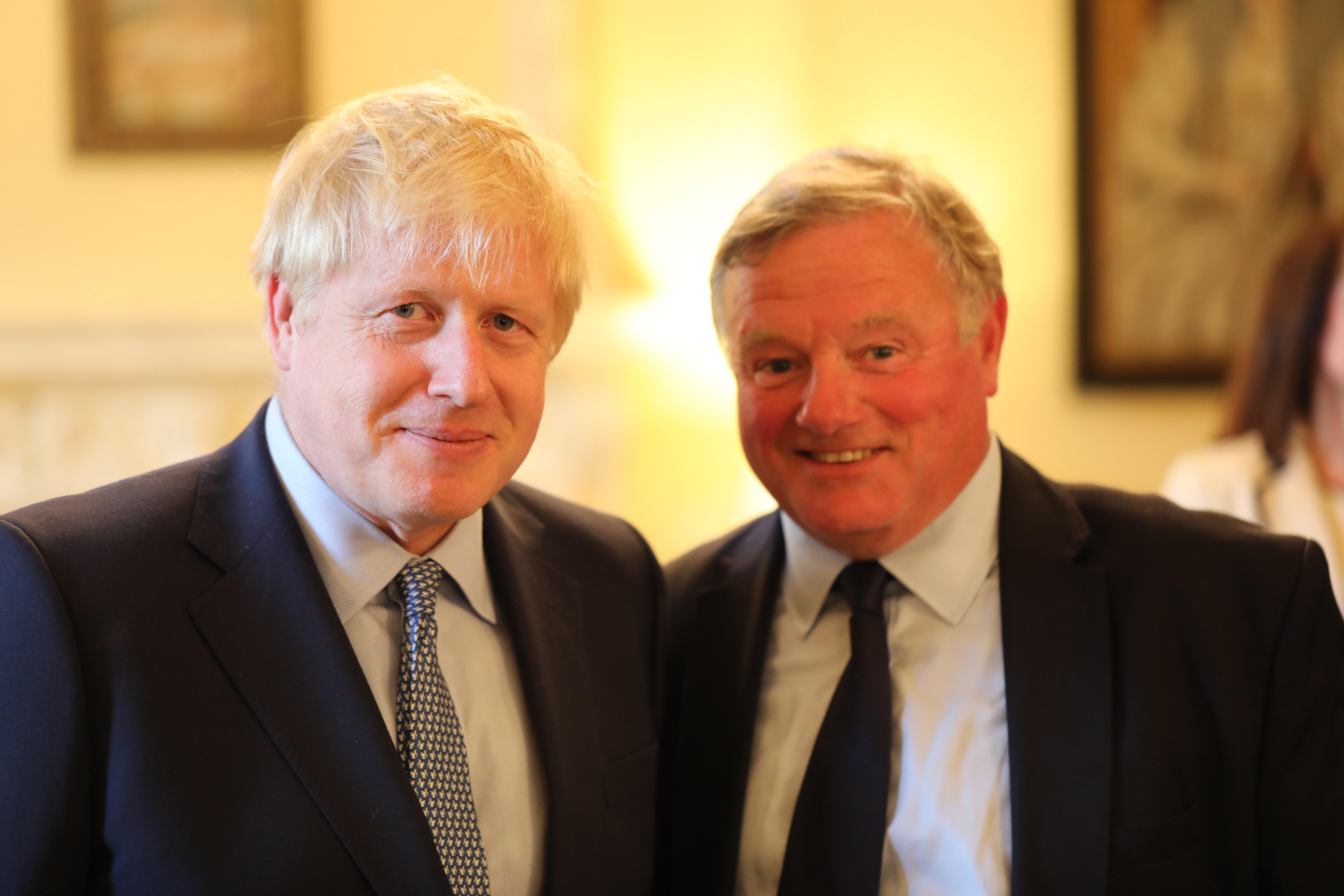 Jonathon with PM Boris Johnson