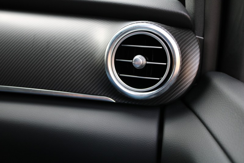 aircon vent on dashboard